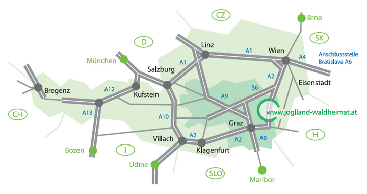 Lageplan Großraum