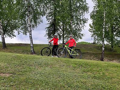 Unterwegs mit dem E-Bike, Kräftereich St. JAkob im Walde
