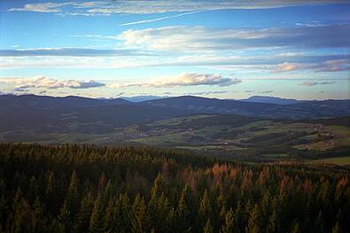 Blick auf das Joglland in der Oststeiermark