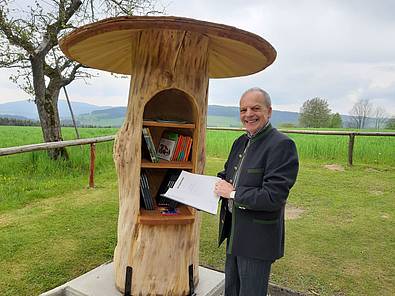 Outdoor-Bibliothek im Europapark