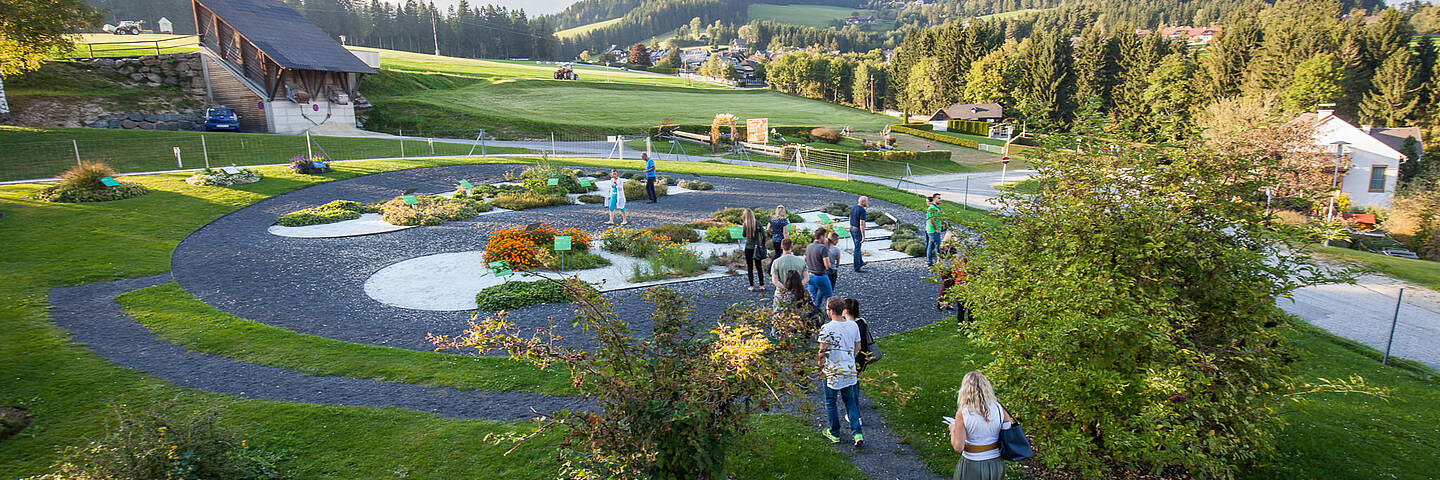 Kräutergarten beim Kräftereich (Foto: Busreicen Steiermark/Rauch)